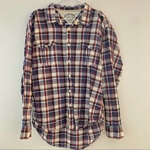 Hilfiger denim plaid button down shirt